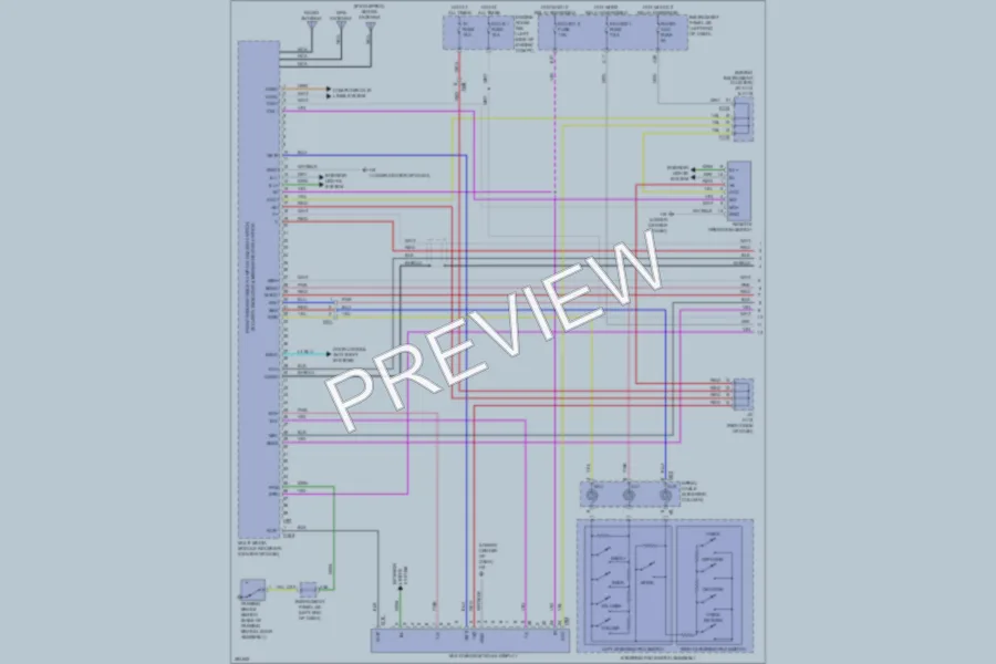 2013 Lexus ES300h Radio wiring diagram preview