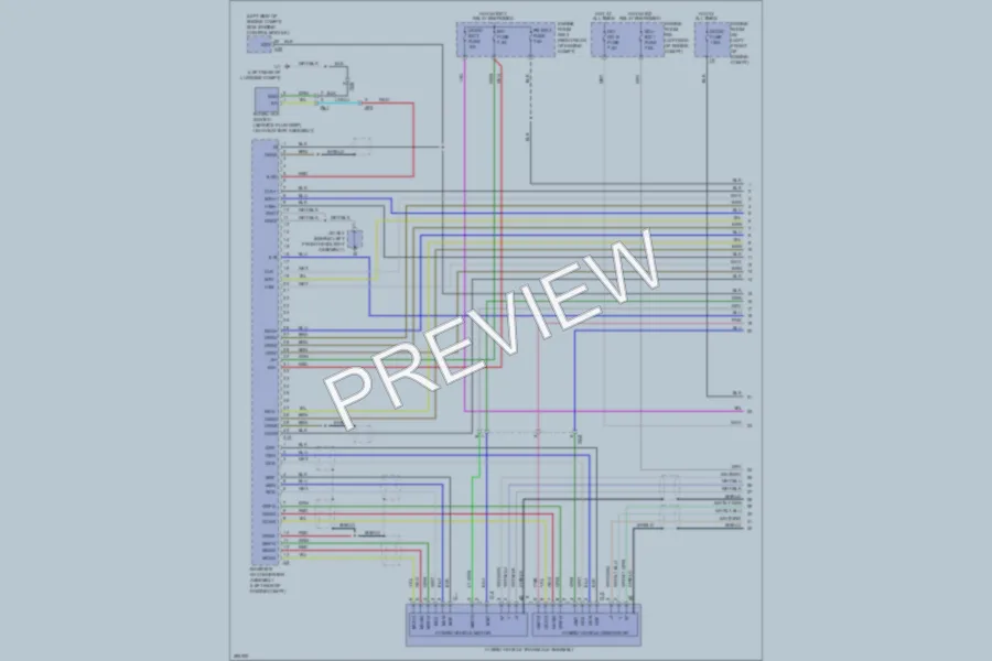 2013 Lexus ES300h Transmission wiring diagram preview