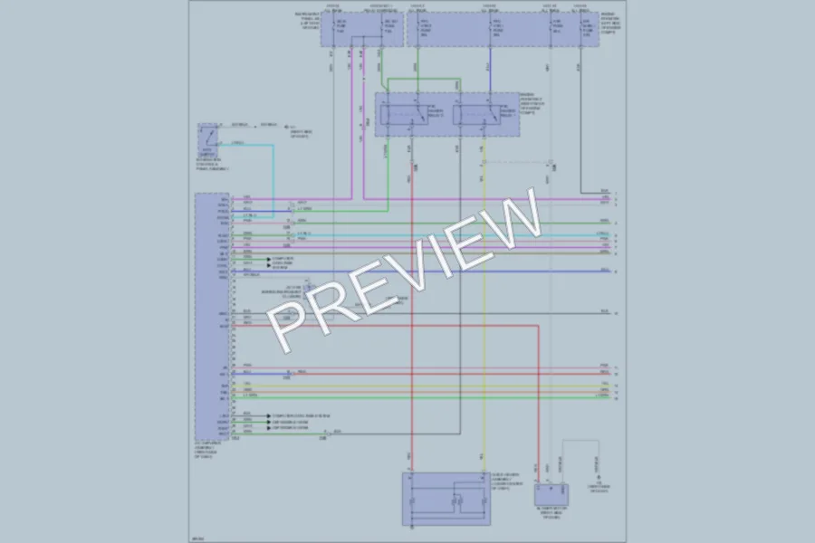 2013 Lexus ES350 Air Conditioning wiring diagram preview