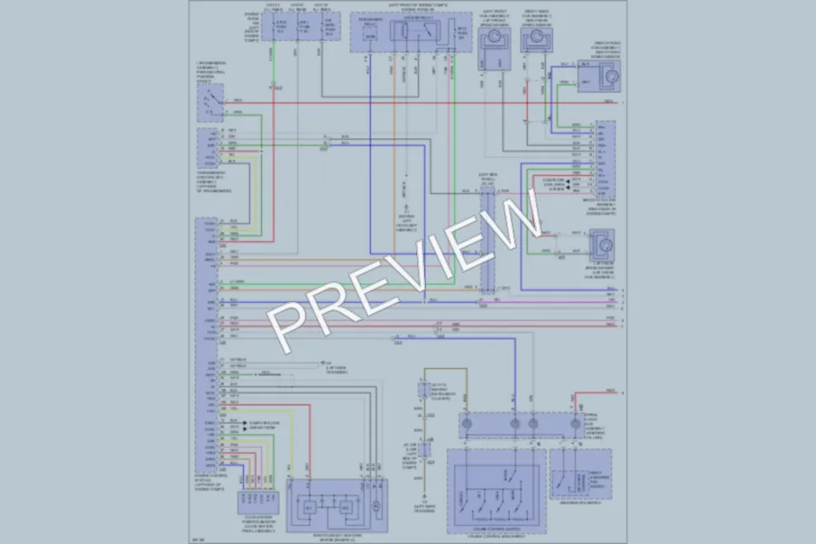2013 Lexus ES350 Cruise Control wiring diagram preview