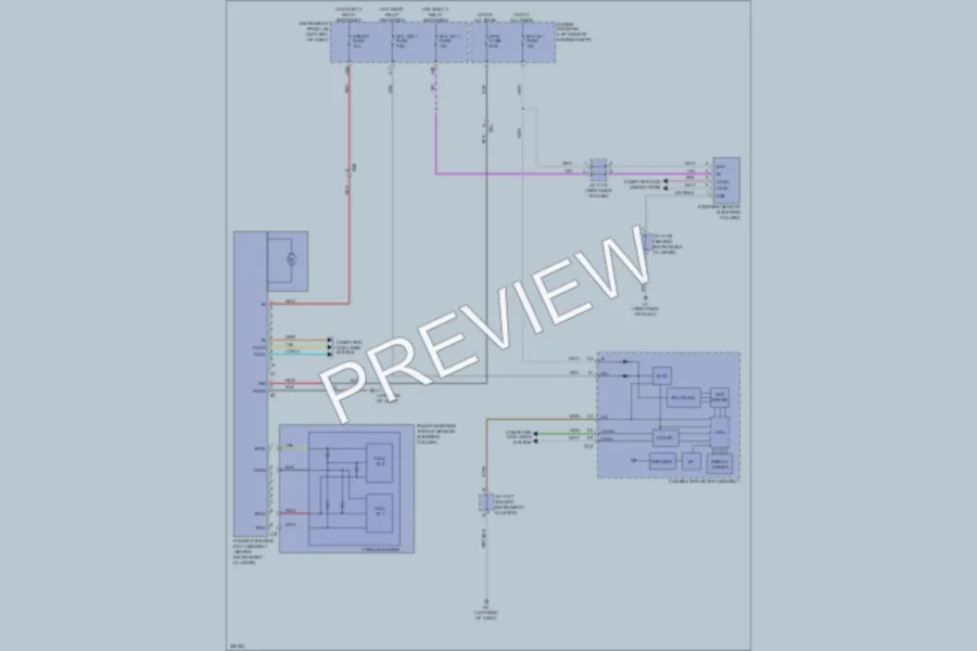 2013 Lexus ES350 Electronic Power Steering wiring diagram preview
