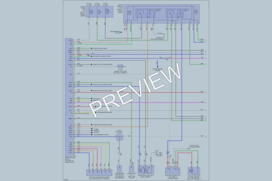 2013 Lexus ES350 Engine Performance wiring diagram preview