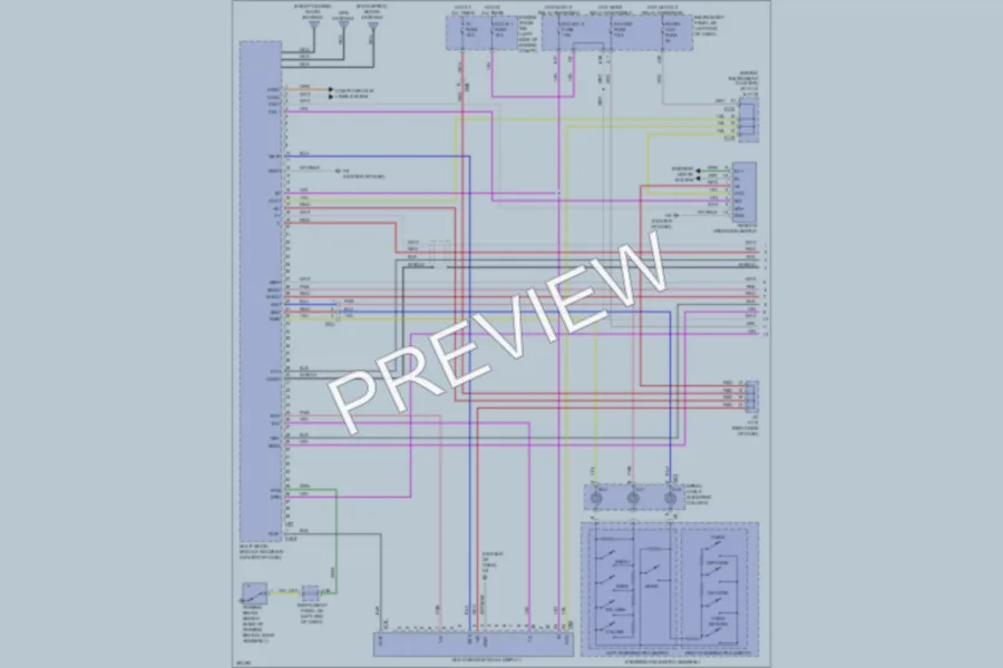 2013 Lexus ES350 Radio wiring diagram preview