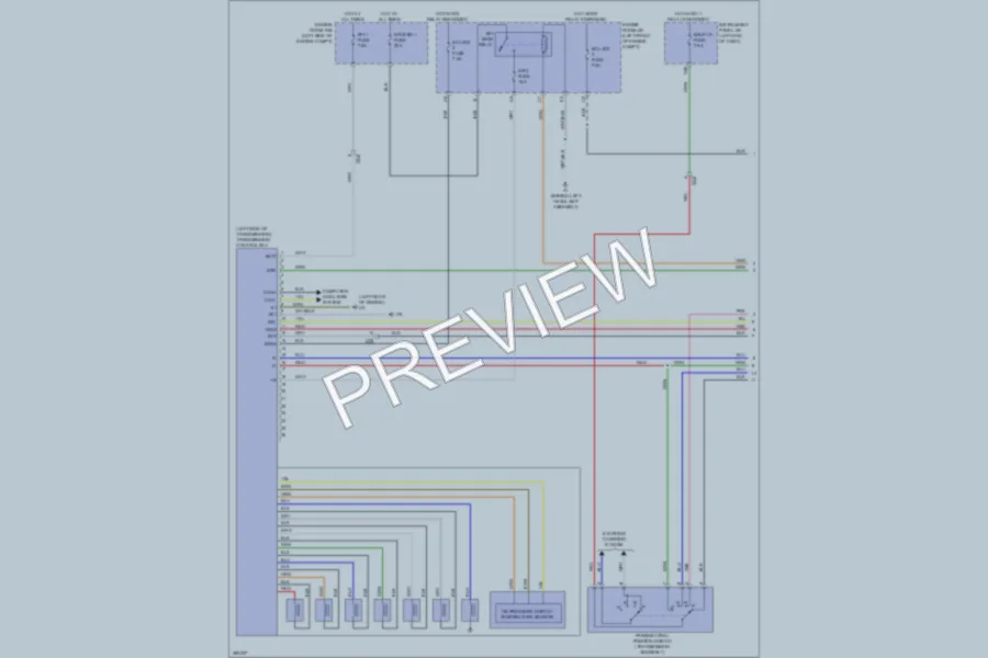 2013 Lexus ES350 Transmission wiring diagram preview