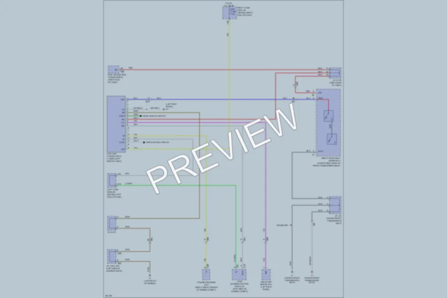 2013 Lexus GS350 Computer Data Lines wiring diagram preview