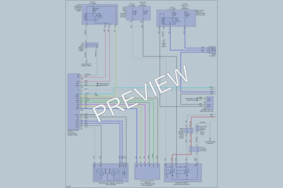 2013 Lexus GS350 Cruise Control wiring diagram preview