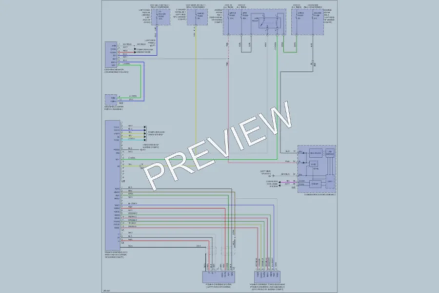 2013 Lexus GS350 Electronic Power Steering wiring diagram preview