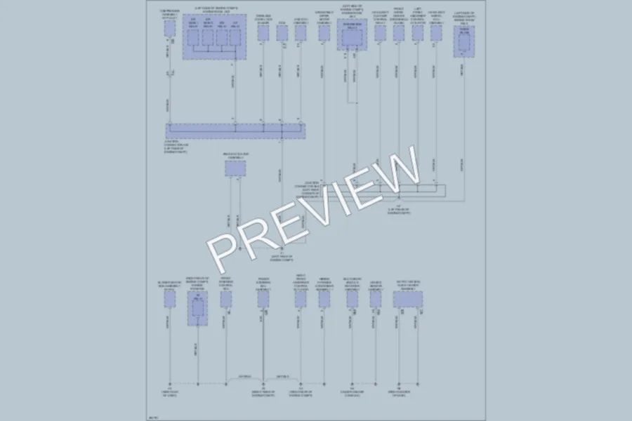 2013 Lexus GS350 Ground Distribution wiring diagram preview