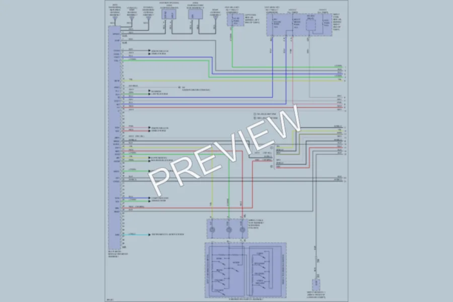 2013 Lexus GS350 Radio wiring diagram preview