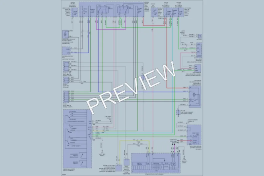 2013 Lexus GS350 Wiper Washer wiring diagram preview