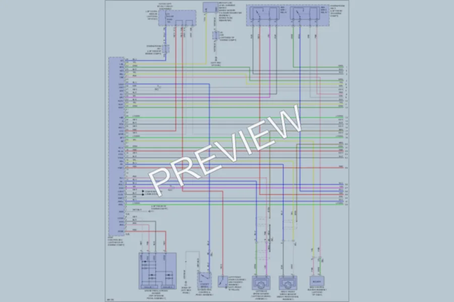 2013 Lexus GS450h Anti Lock Brakes wiring diagram preview