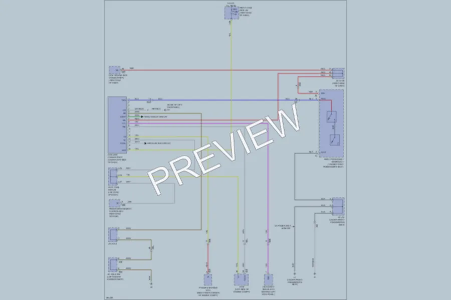 2013 Lexus GS450h Computer Data Lines wiring diagram preview