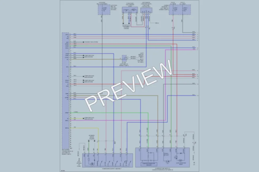 2013 Lexus GS450h Engine Performance wiring diagram preview