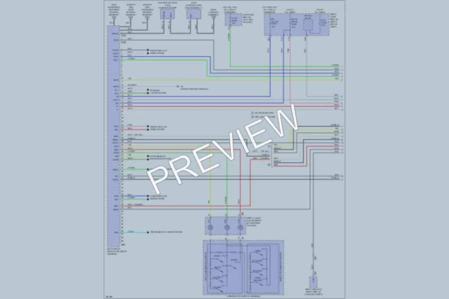 2013 Lexus GS450h Radio wiring diagram preview