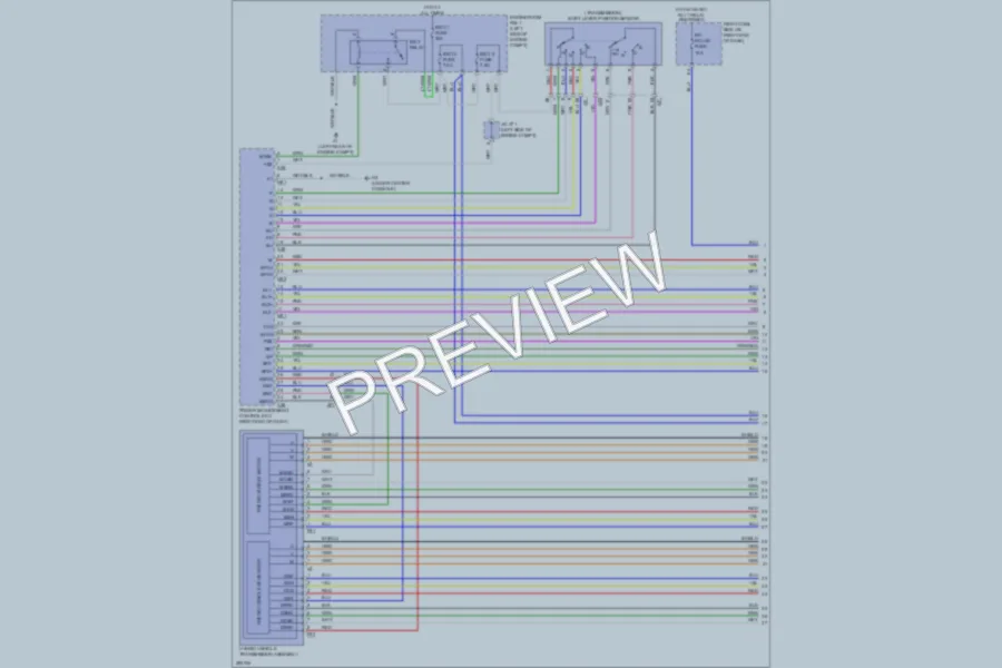 2013 Lexus GS450h Transmission wiring diagram preview