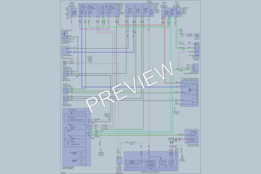 2013 Lexus GS450h Wiper Washer wiring diagram preview