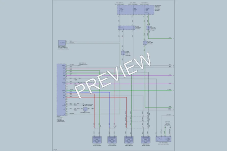 2013 Lexus GX460 Anti Lock Brakes wiring diagram preview