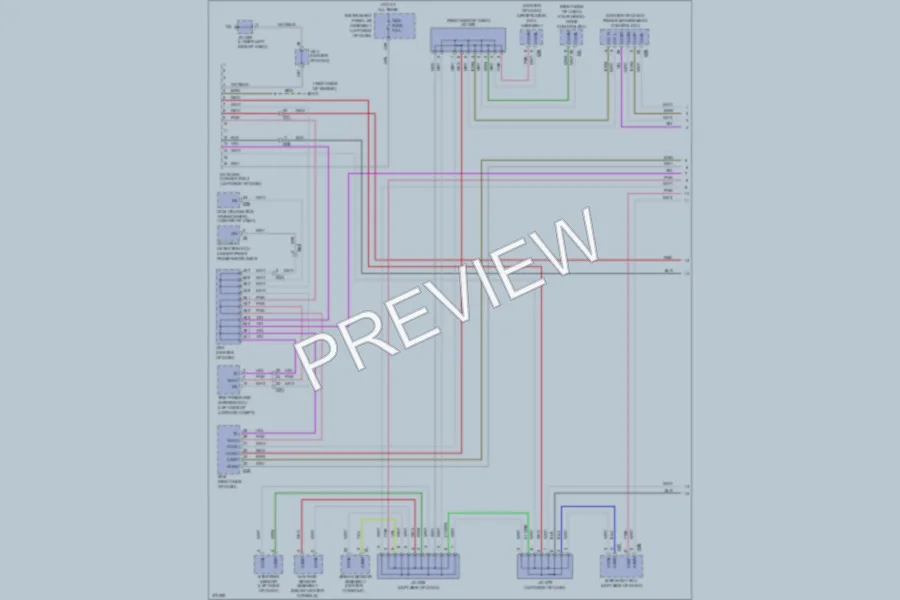 2013 Lexus GX460 Computer Data Lines wiring diagram preview