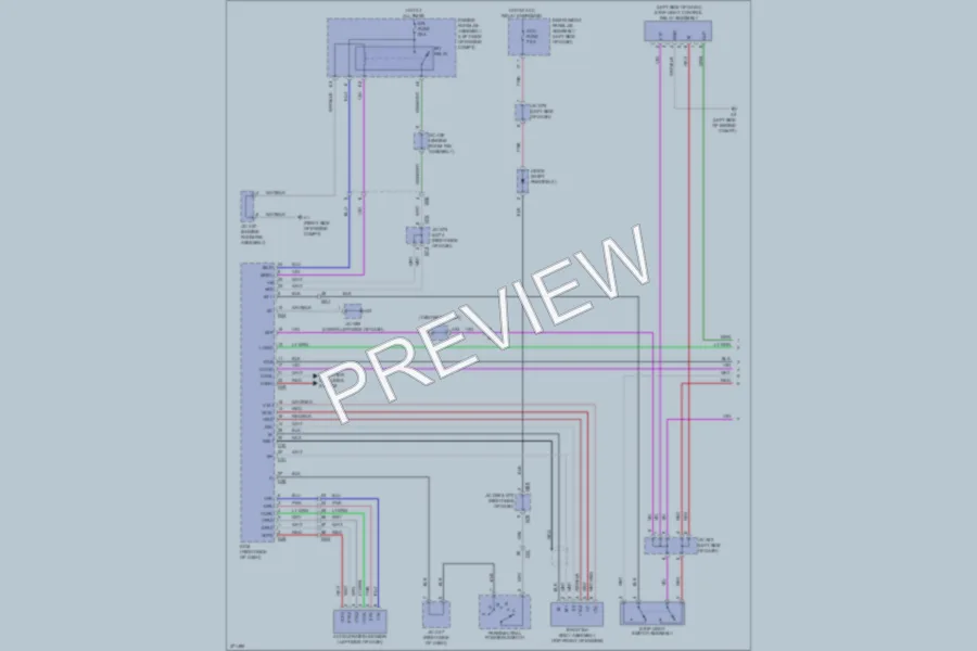 2013 Lexus GX460 Cruise Control wiring diagram preview