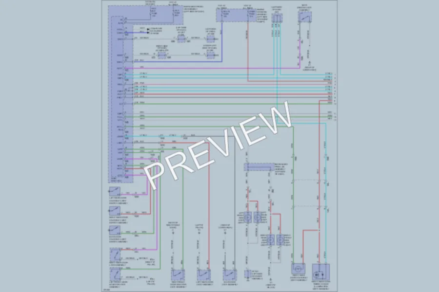 2013 Lexus GX460 Interior Lights wiring diagram preview