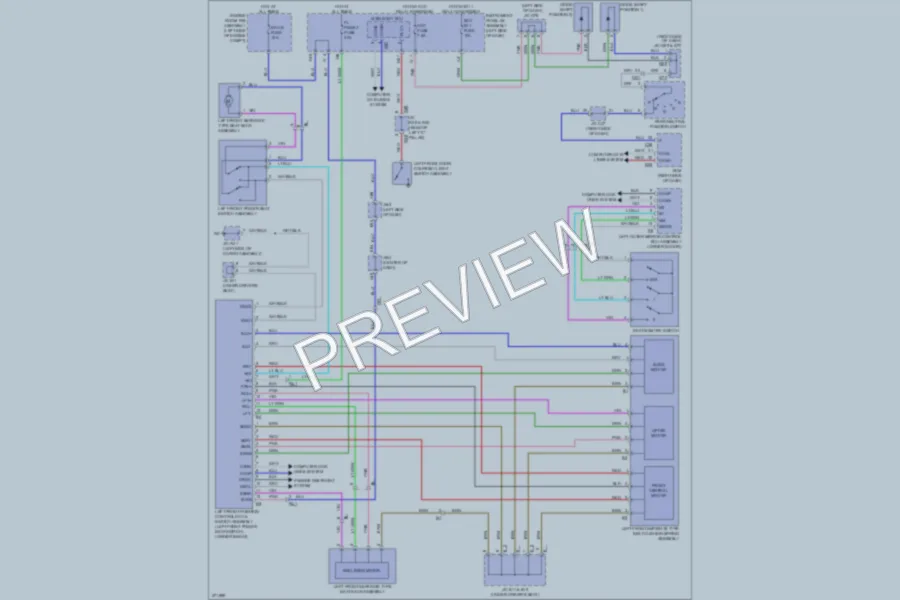 2013 Lexus GX460 Memory Systems wiring diagram preview