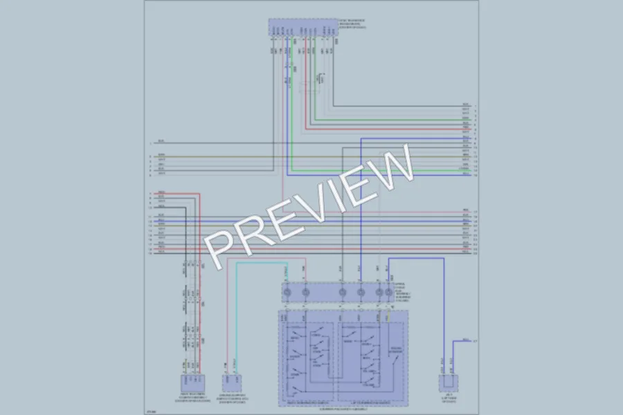 2013 Lexus GX460 Radio wiring diagram preview