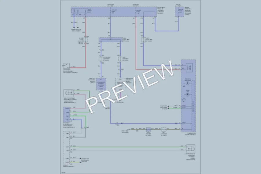 2013 Lexus GX460 Warning Systems wiring diagram preview