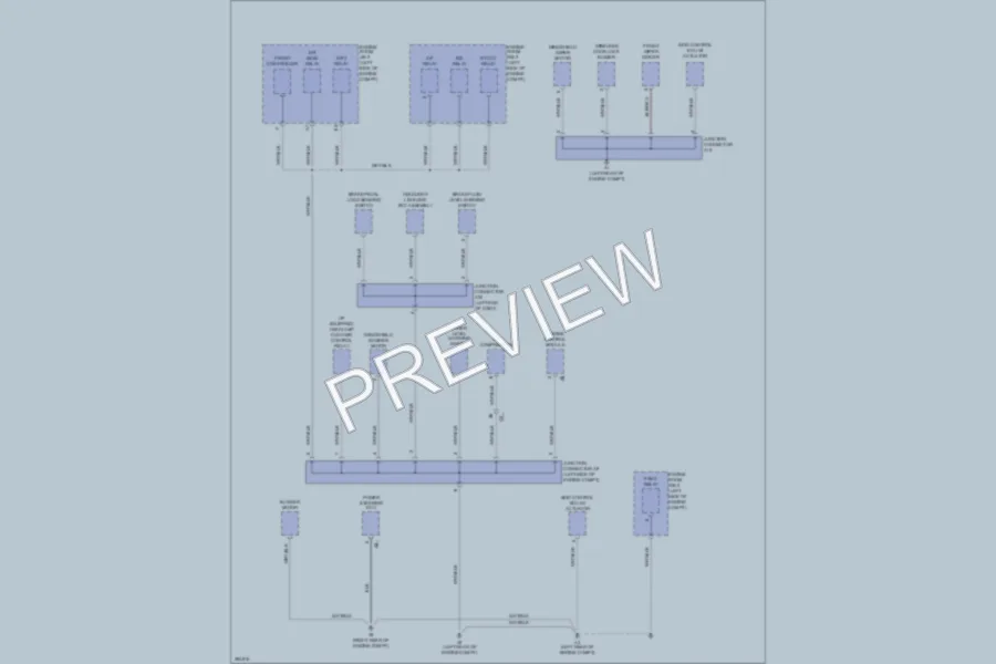 2013 Lexus IS250 Ground Distribution wiring diagram preview