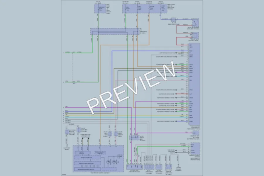 2013 Lexus IS250C Anti Theft wiring diagram preview