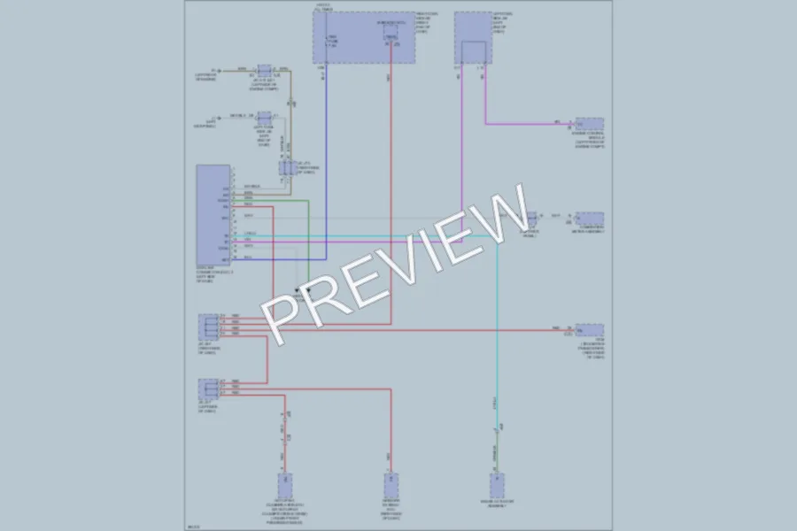 2013 Lexus IS250C Computer Data Lines wiring diagram preview