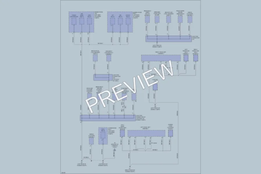 2013 Lexus IS250C Ground Distribution wiring diagram preview