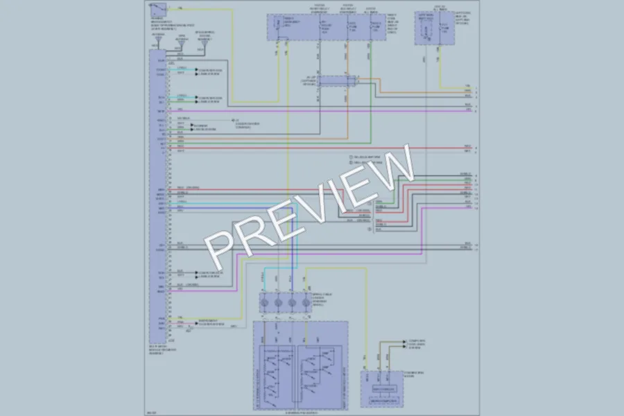 2013 Lexus IS250C Navigation wiring diagram preview