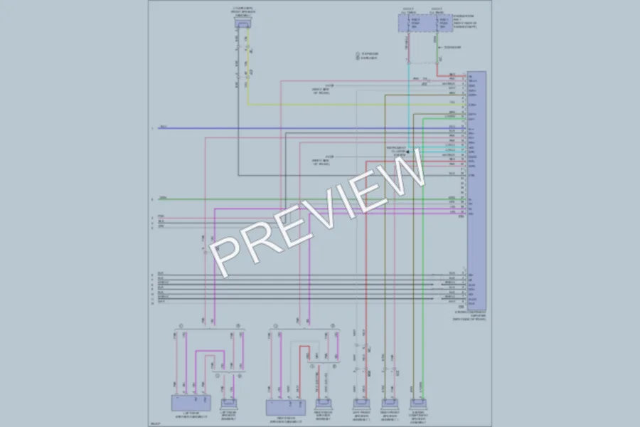 2013 Lexus IS250C Radio wiring diagram preview