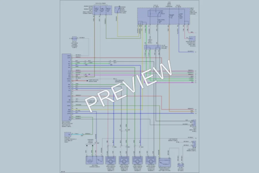 2013 Lexus IS350 Anti Lock Brakes wiring diagram preview