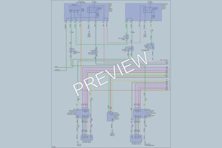 2013 Lexus IS350 Anti Theft wiring diagram preview