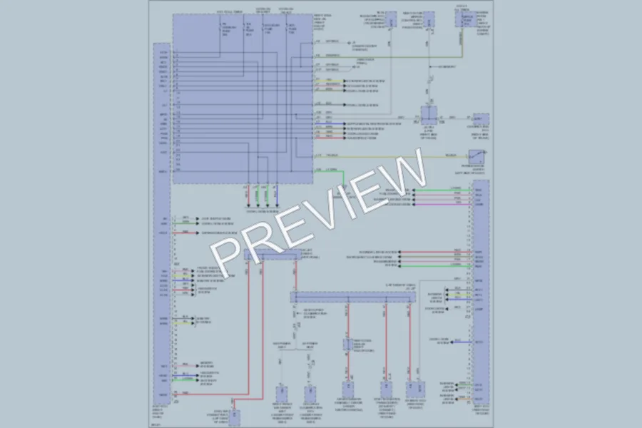 2013 Lexus IS350 Body Control Modules wiring diagram preview