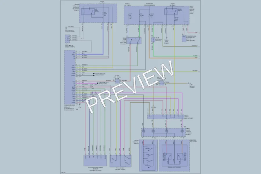 2013 Lexus IS350 Cruise Control wiring diagram preview