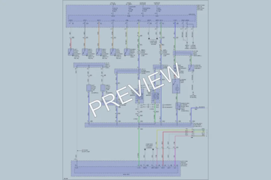 2013 Lexus IS350 Interior Lights wiring diagram preview