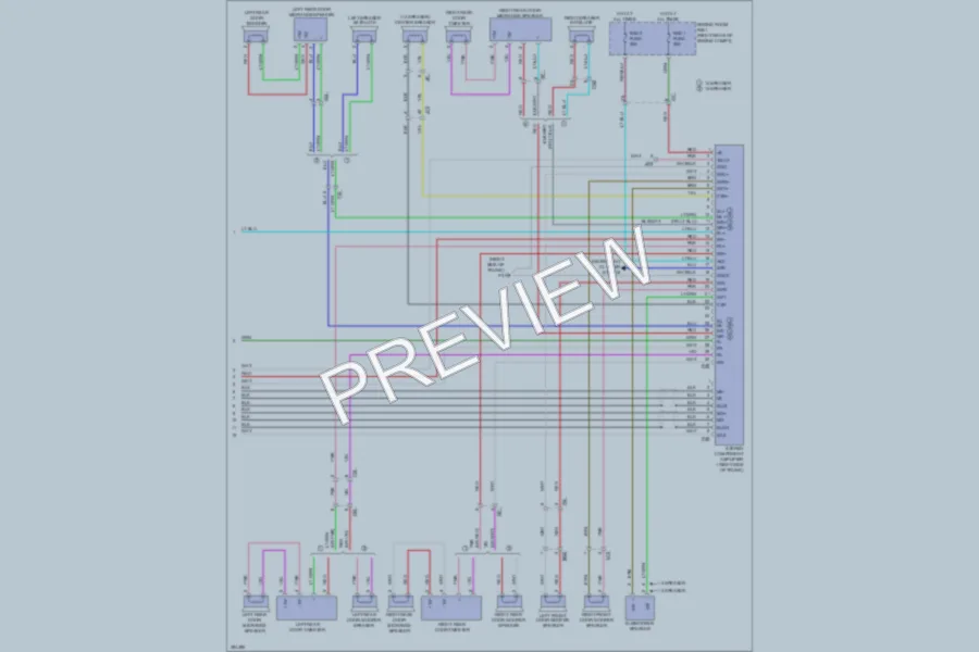 2013 Lexus IS350 Radio wiring diagram preview