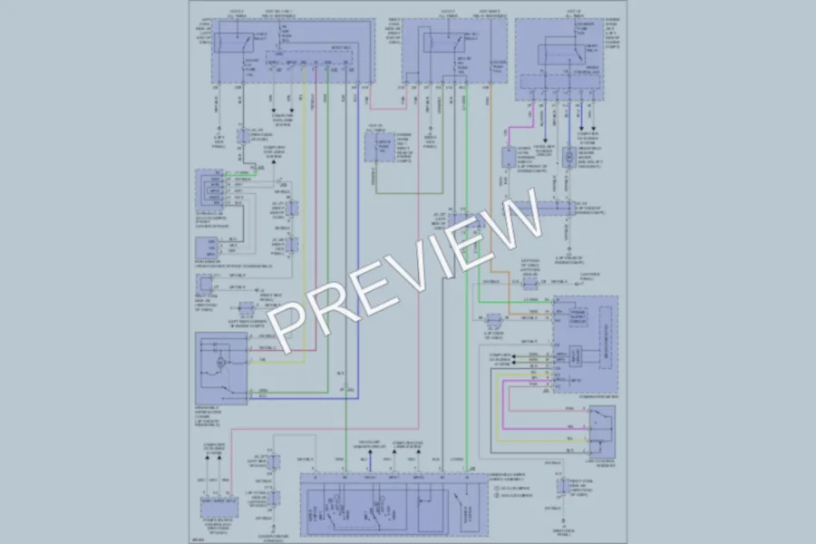 2013 Lexus IS350 Wiper Washer wiring diagram preview