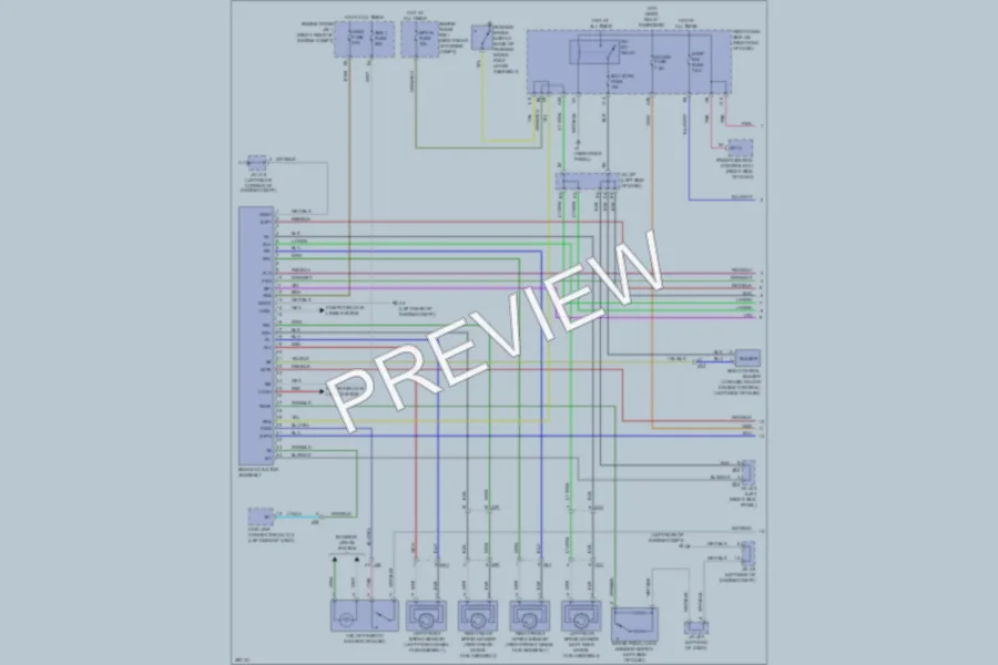 2013 Lexus IS350C Anti Lock Brakes wiring diagram preview