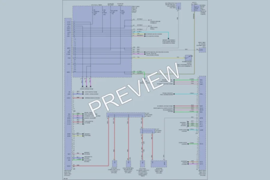 2013 Lexus IS350C Body Control Modules wiring diagram preview