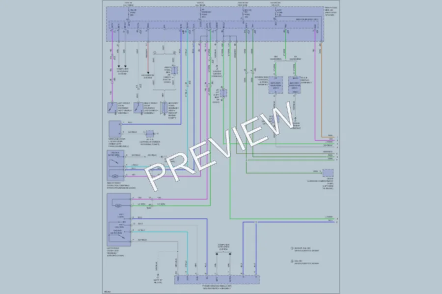2013 Lexus IS350C Power Door Locks wiring diagram preview