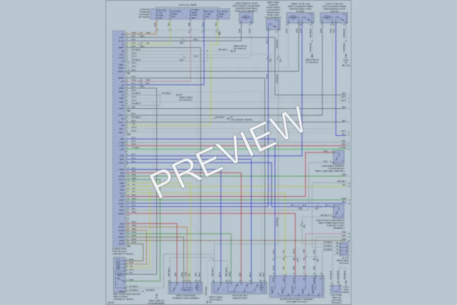 2013 Lexus IS350C Power Top Sunroof wiring diagram preview