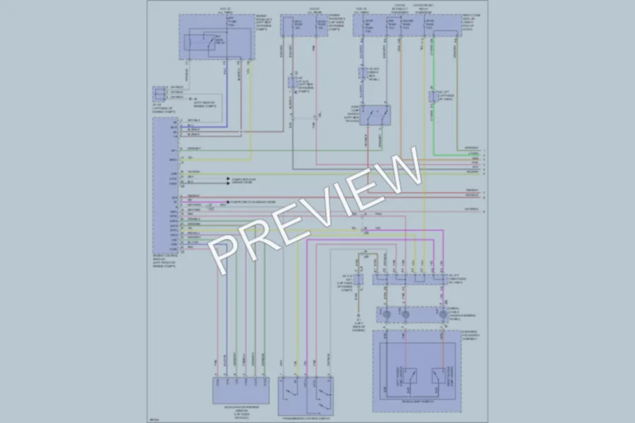 2013 Lexus IS350C Transmission wiring diagram preview