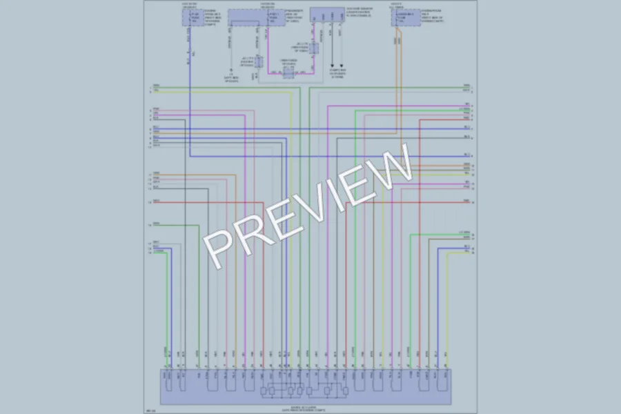 2013 Lexus LS460 Anti Lock Brakes wiring diagram preview