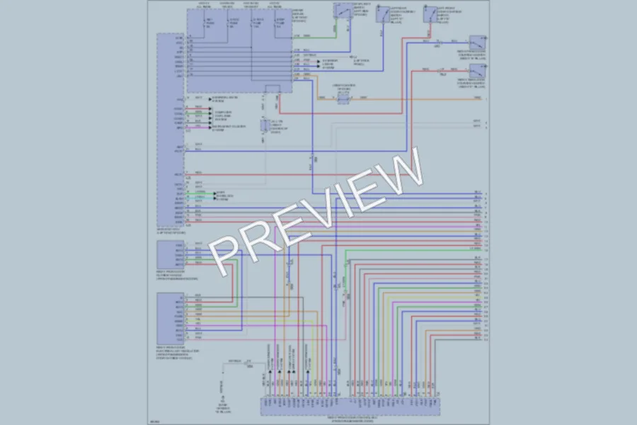2013 Lexus LS460 Anti Theft wiring diagram preview