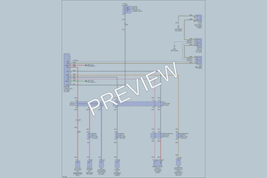 2013 Lexus LS460 Computer Data Lines wiring diagram preview