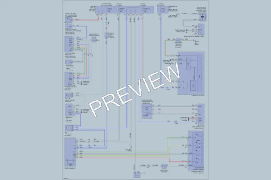 2013 Lexus LS460 Power Top Sunroof wiring diagram preview