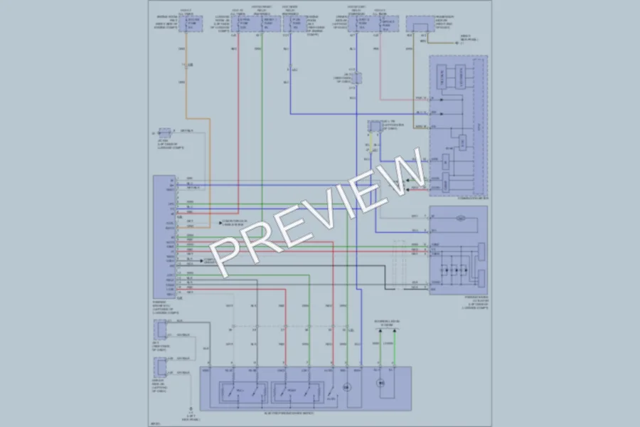 2013 Lexus LS460 Shift Interlock wiring diagram preview